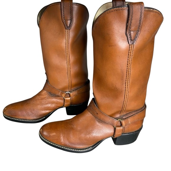 Vintage Cowgirl Harness Boots - Picture 3 of 11